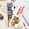 6pcs Dog and Book-DIY Stamped Cross Stitch Bookmark 47x28cm (Single-Sided)