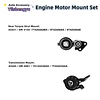 3Pcs Engine Motor Mount Kit Compatible with Edge 2007-2014 3.5L/2011-2014 3.7L Fits for Lincoln MKX 2007-2010 3.5L/ 2011-2015 3.7L Replacement for A5342 A5431 A5605