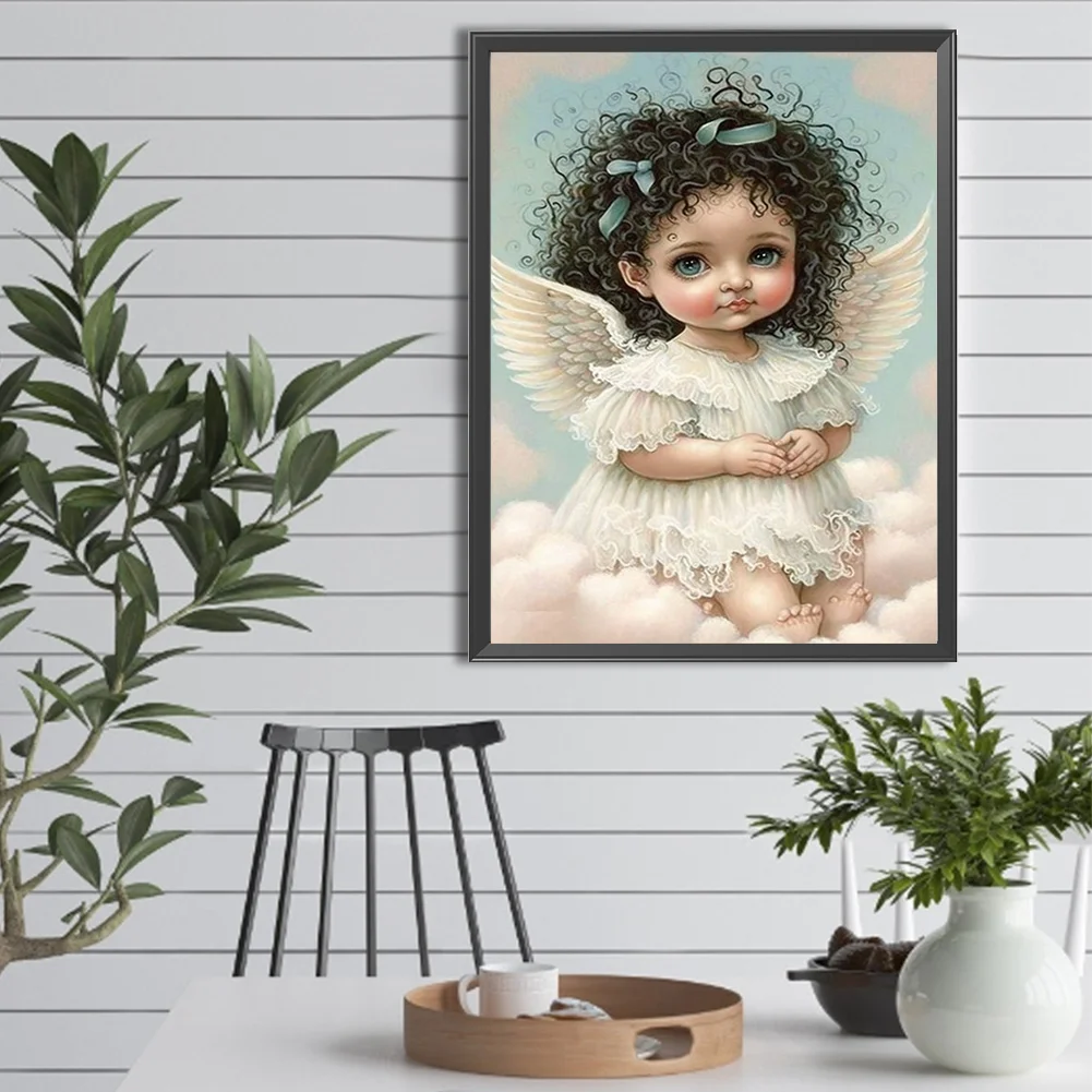 Diamond Painting - Full Round Drill - Angel Child(Canvas|30*40cm)