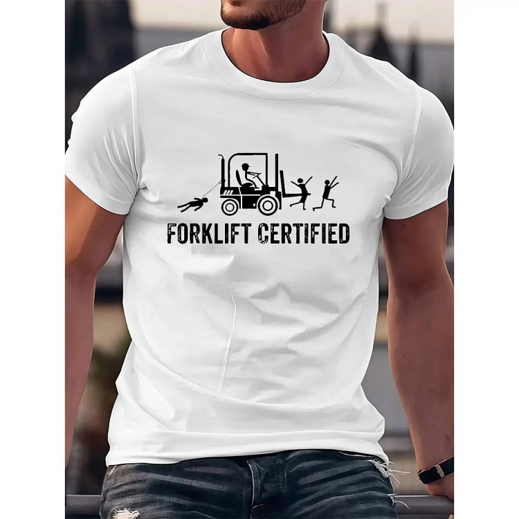 Forklift Certified Tee & Hoodie Set &ndash; Funny Warehouse Shirt (Multiple Colors)