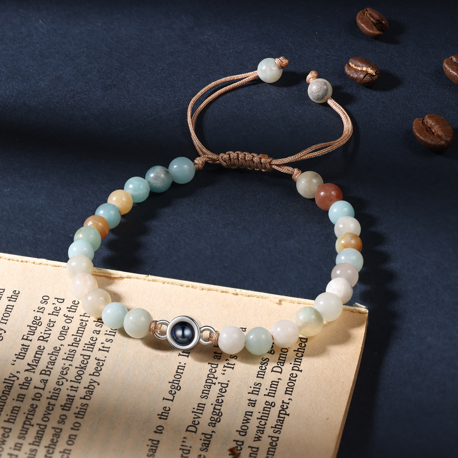 Personalised Projection Bracelet Customised With 1 Photo Adjustable Bracelet Special Gift for Her-Jessemade AU