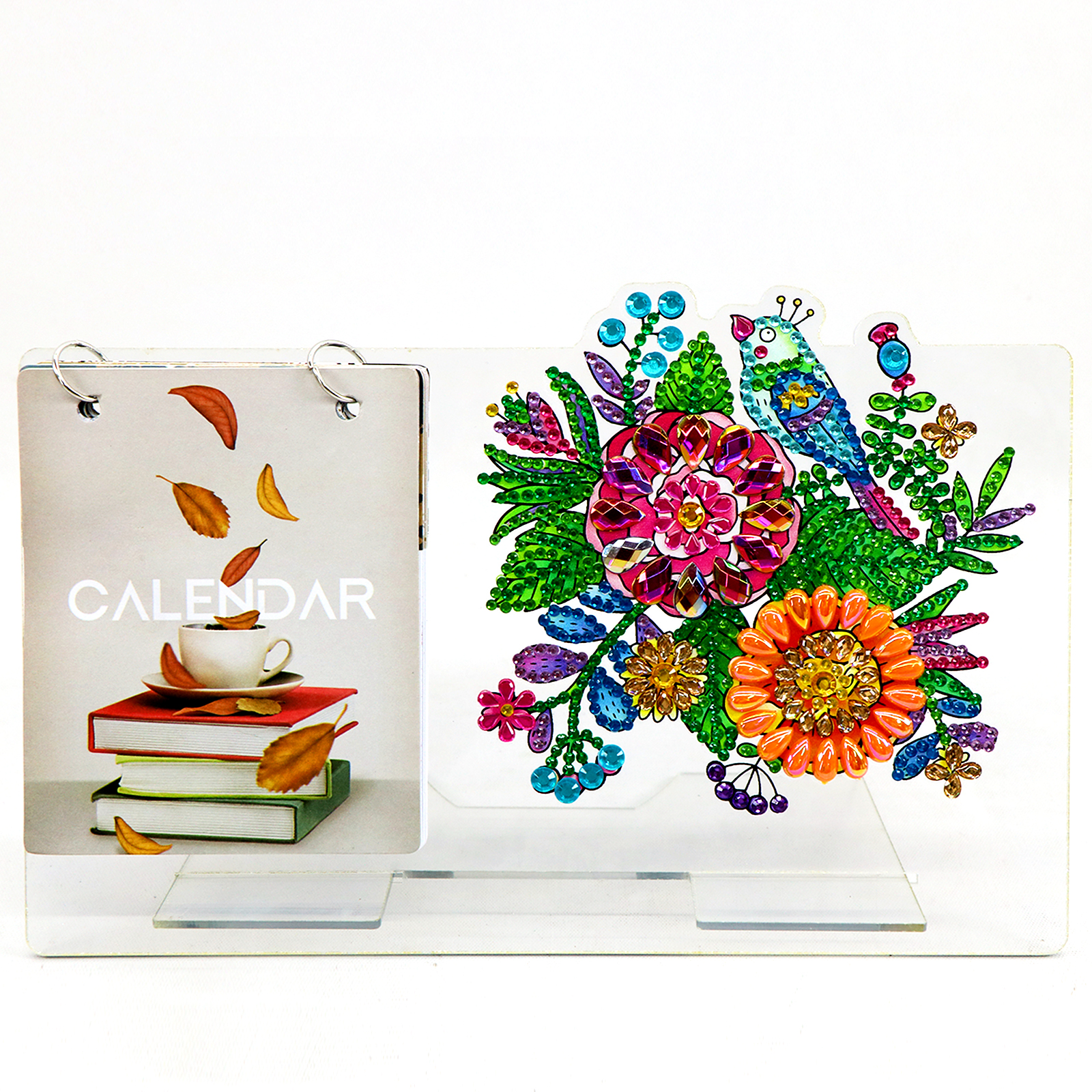 

Flower Acrylic Handwritten Calendar - 5D DIY Craft Ornament, 501 Original