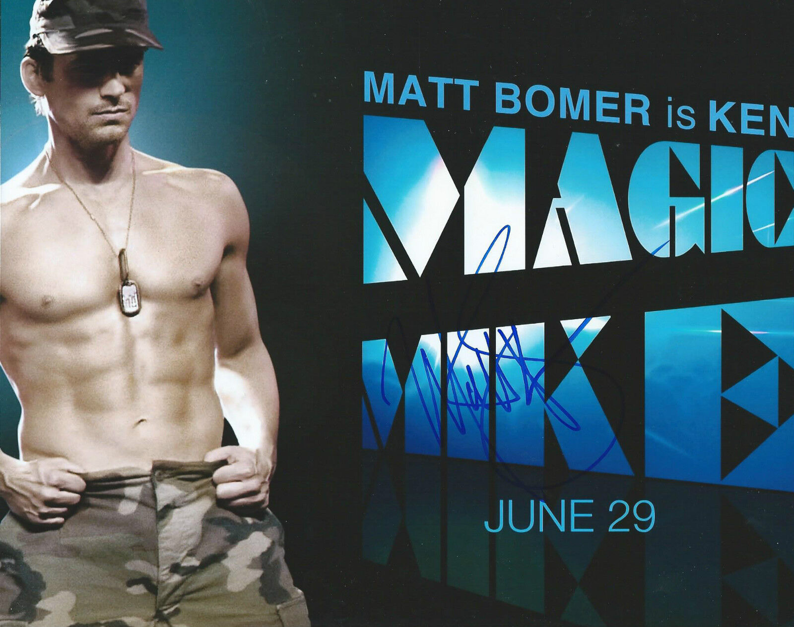 **GFA Magic Mike Movie *MATT BOMER* Signed 8x10 Photo Poster painting M6 COA**