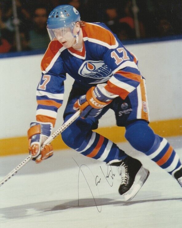 VINTAGE JARI KURRI SIGNED EDMONTON OILERS 8x10 Photo Poster painting #3 HHOF EXACT PROOF!