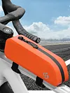 Bike Top Tube Bag Reflective Bike Front Frame Bag Cycling Pouch for Night Riding