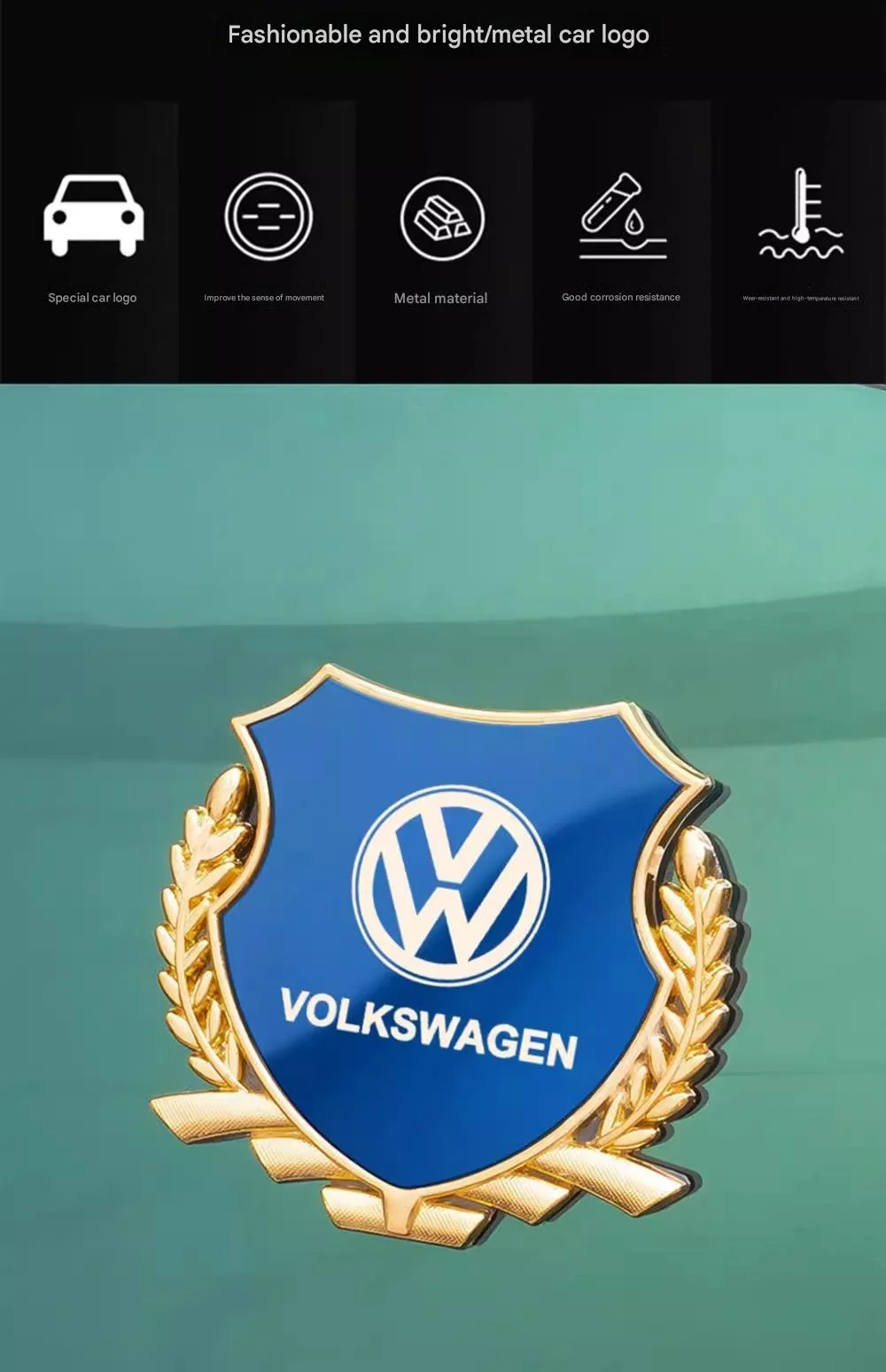 Car body metal decorative stickers