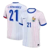 L.HERNANDEZ #21 France Away Soccer Jersey 2024
