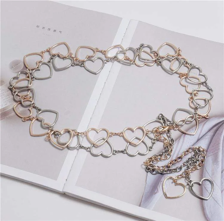 HEART CHAIN BELT