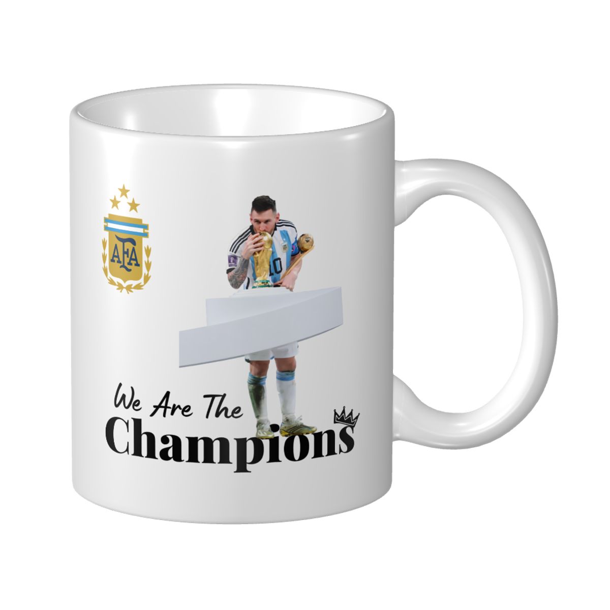 Argentina Lionel Messi with Trophy Mug