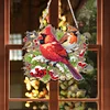 Acrylic 2D Flat DIY Christmas Cardinal Diamond Art Pendant Wall Decoration