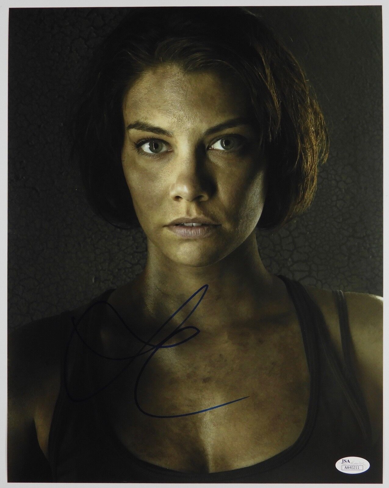 Lauren Cohan Maggie The Walking Dead Autograph Signed Photo Poster painting JSA COA 11 x 14