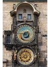 Prague Astronomical Clock Wooden Retro Refrigerator Magnet Gear Rotating 3D Magnetic Refrigerator Magnet Czech Travel Souvenir