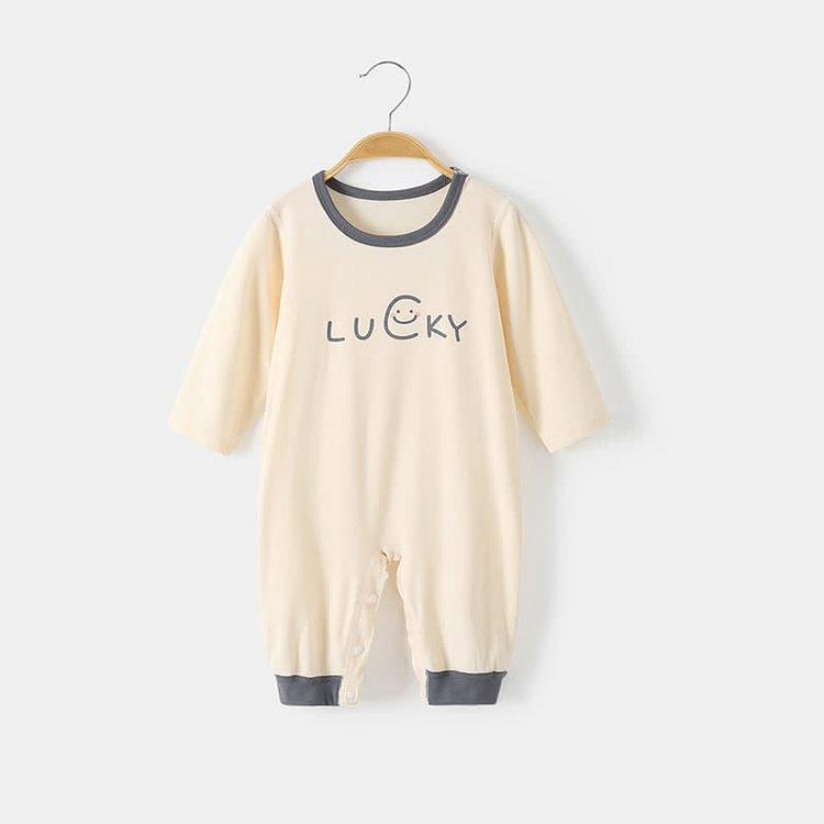 LUCKY Baby Smiley Pajamas Romper