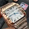 Cartier Santos Large WGSA0018 Rose Gold with White Dial (40mm) Super clone