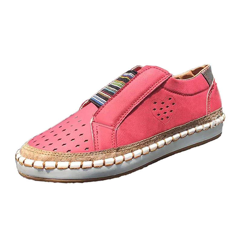 Women's Breathable Hollow Loafers Walking Casual Flats