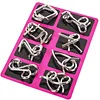 Brain Teasers Metal Wire Puzzle Toys - Assorted Metal Puzzle Toys for Gifts, Party Favors, Prizes, Disentanglement Puzzle Unlock Interlock Toys
