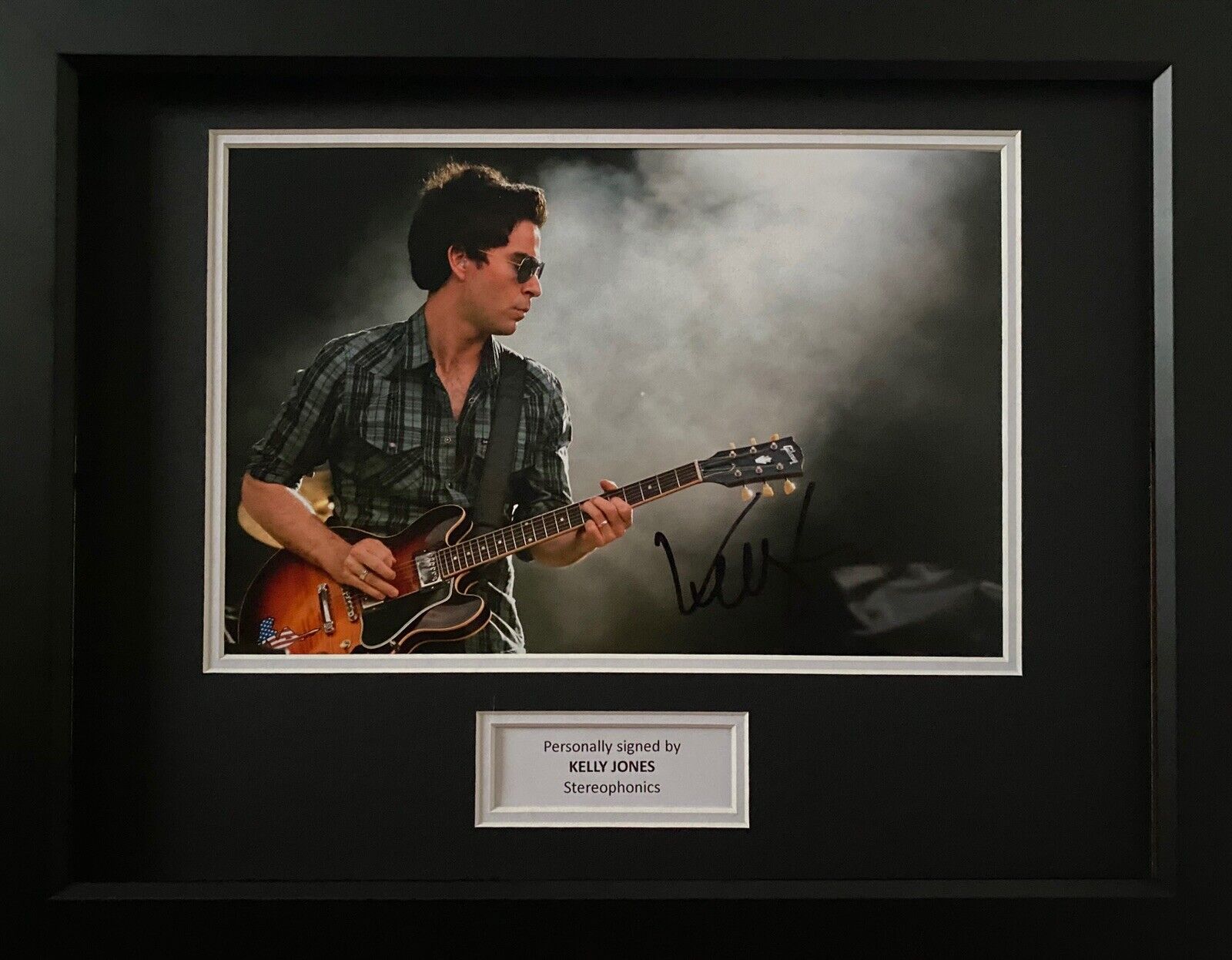 Kelly Jones Signed Stereophonics Photo Poster painting In 16x12 Frame Display, EXACT PROOF