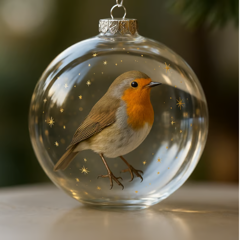 2026 Wildlife Wonders Collection Crystal Glass Ornament(3D)