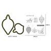 Festival Theme DIY Photo Album Embossing Cutting Die Stencils Stamp Set