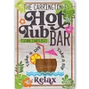 Hot Tub Rules  - Warning Vintage Metal Signs(12*16Inch)