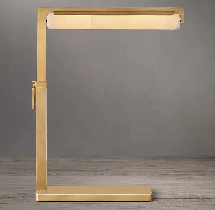 Aerie Alabaster Task Table Lamp Vjlight