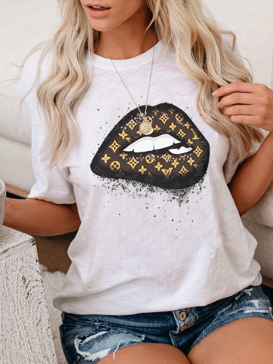 Lips O-Neck T-Shirt