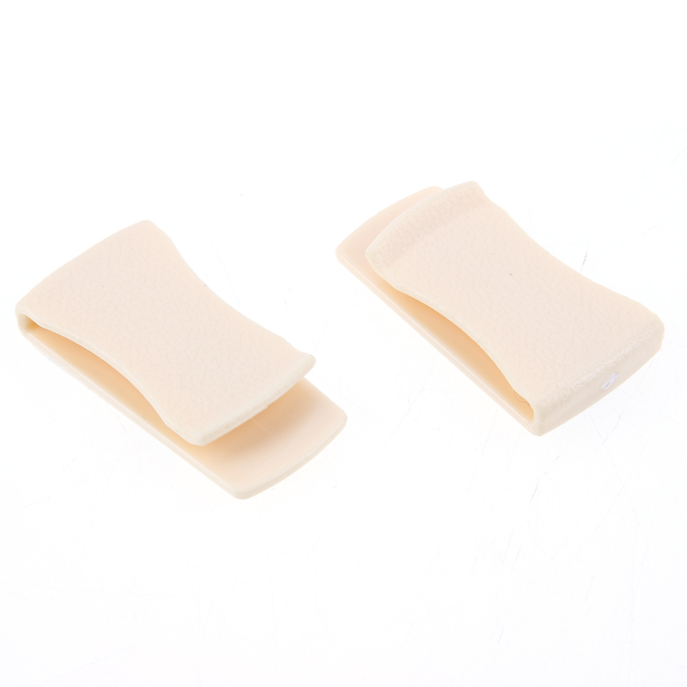 

2pcs Multifunctional Card Glasses Ticket Window Clip Holder Sticker(Beige), 501 Original