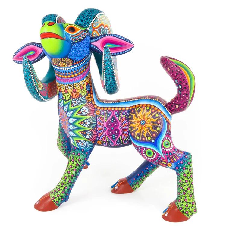 Bighorn Ram - Oaxacan Alebrije Wood Carving
