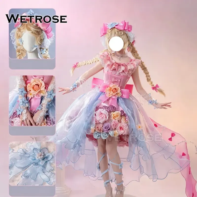 [Wetrose] Pre-Order Identity V Little Girl Moonlit Mirage Dress Game Outfit Cosplay Costume 