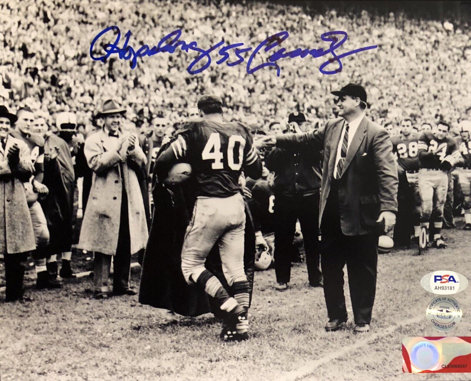 Howard “Hopalong” Cassidy Signed Auto Ohio State Buckeyes 8x10 Photo Poster painting Psa/Dna