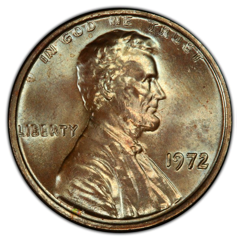 1972 Doubled Die OBV 1C Lincoln Memorial Cent