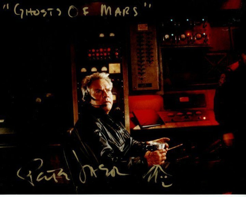 Peter jason signed autographed ghosts of mars mcsimms Photo Poster painting