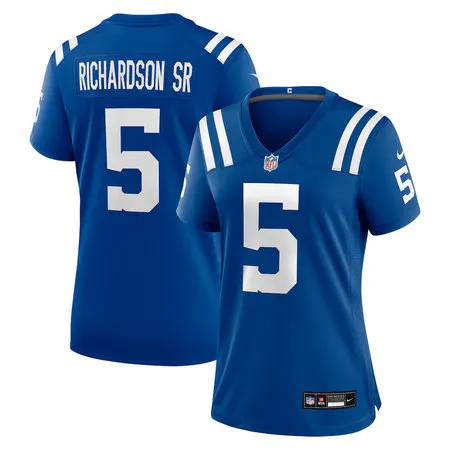 Women's Indianapolis Colts #5 Anthony Richardson Sr. Nike Royal Team Game Jersey