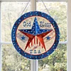 Diamond Painting Acrylic US Flag Star Pendant Wall Decor for Home