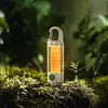 Super Bright Flashlight USB Charging 150LM Mini Camping Light for Hiking (Khaki)