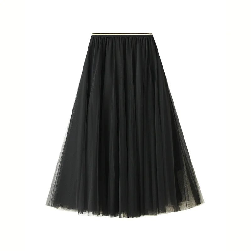 Nigikala Nigikala Dress Half-Dress Woman 2025 New Spring And Summer Long Dress Long-Term Long-Singlin Long-Singed-Long-Shaped High-Waisted Skirt Ponyy Ffy Skirt 0803