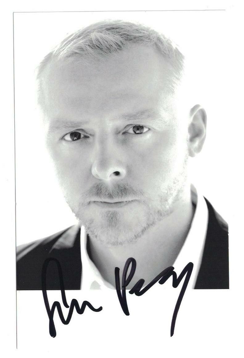 Simon Pegg Signed Autographed Photo Poster painting Actor Comedian B