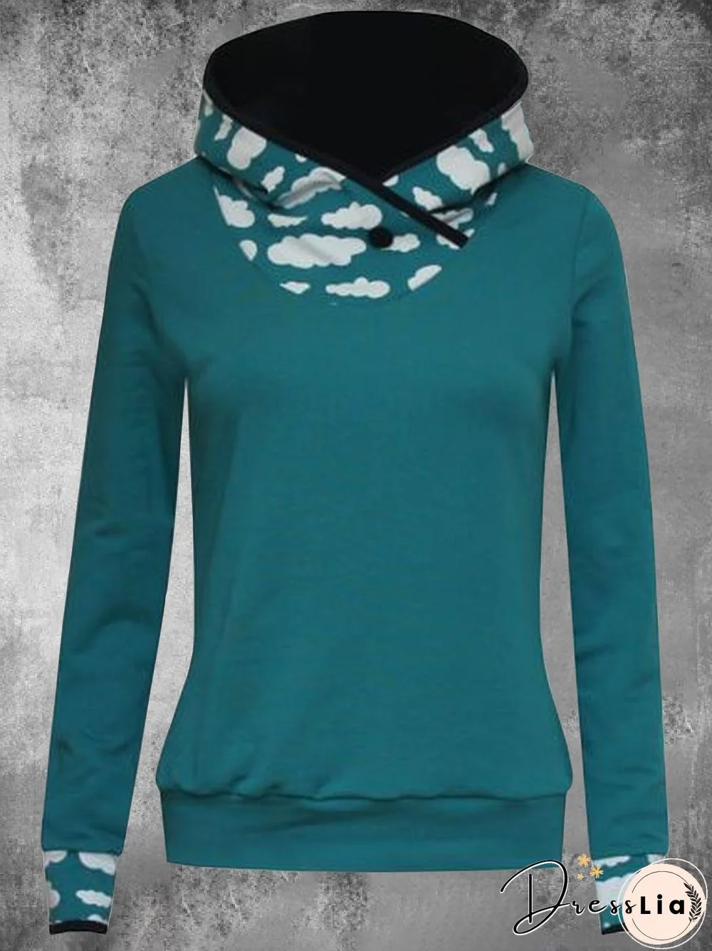 Casual Printed Hoodie Sweatshirts
