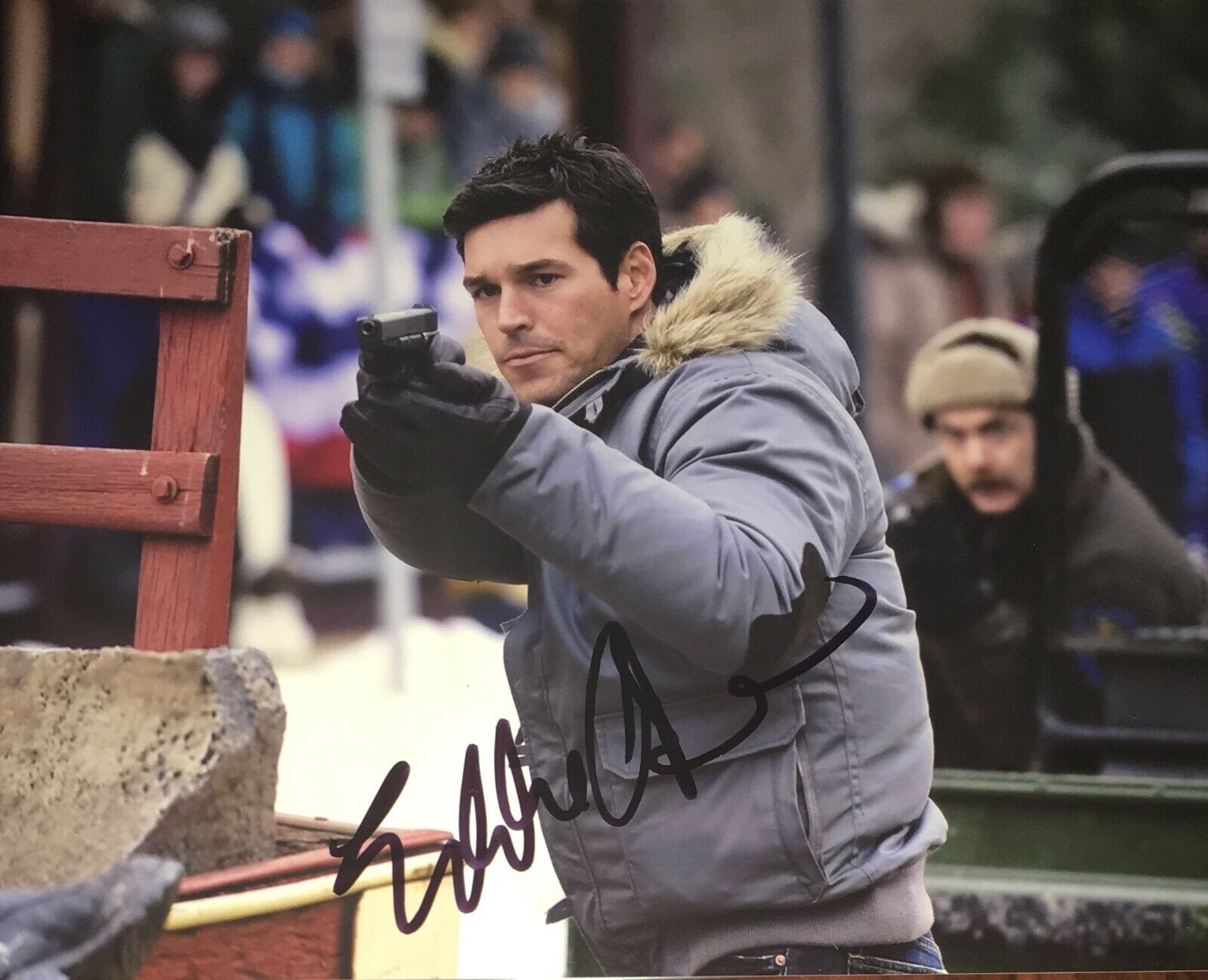 Eddie Cibrian Actor Signed 8x10 Autographed Photo Poster painting COA N