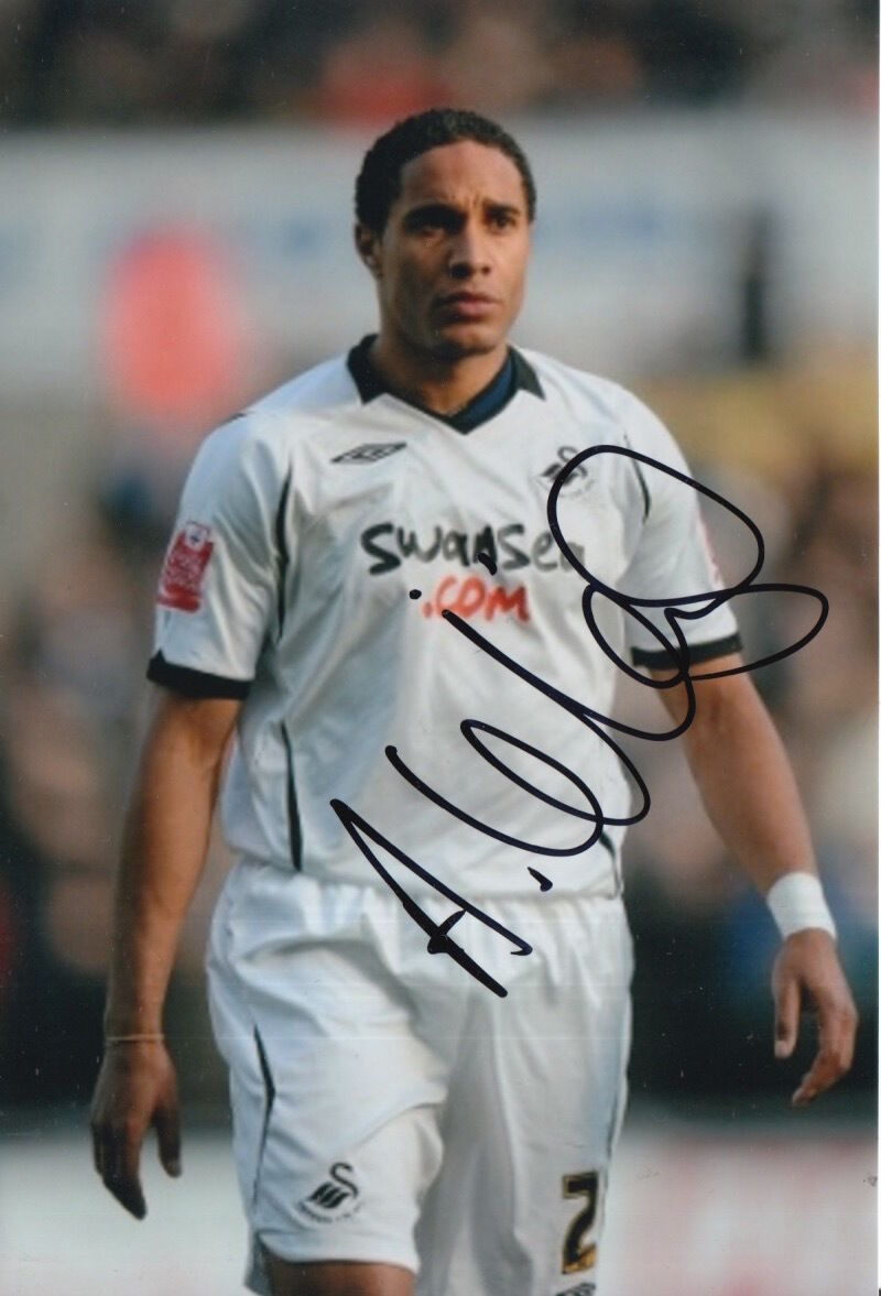 SWANSEA CITY HAND SIGNED ASHLEY WILLIAMS 6X4 Photo Poster painting.