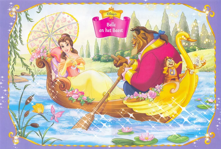 Disney Beauty and The Beast Princess Bella 5D Diamond Painting Art
