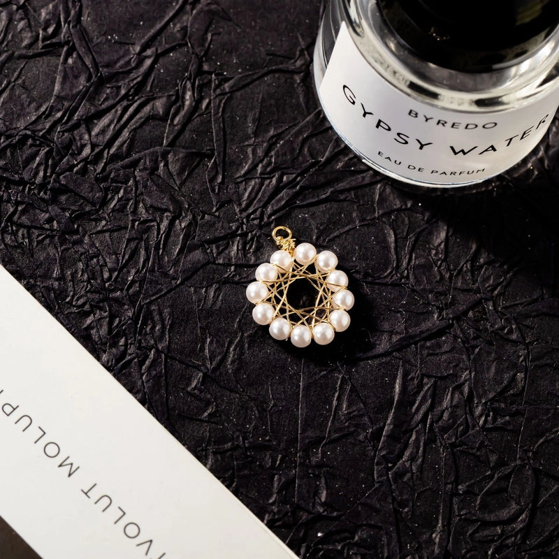 10 PCS/Package Copper Geometric Pendant Jewelry Accessories