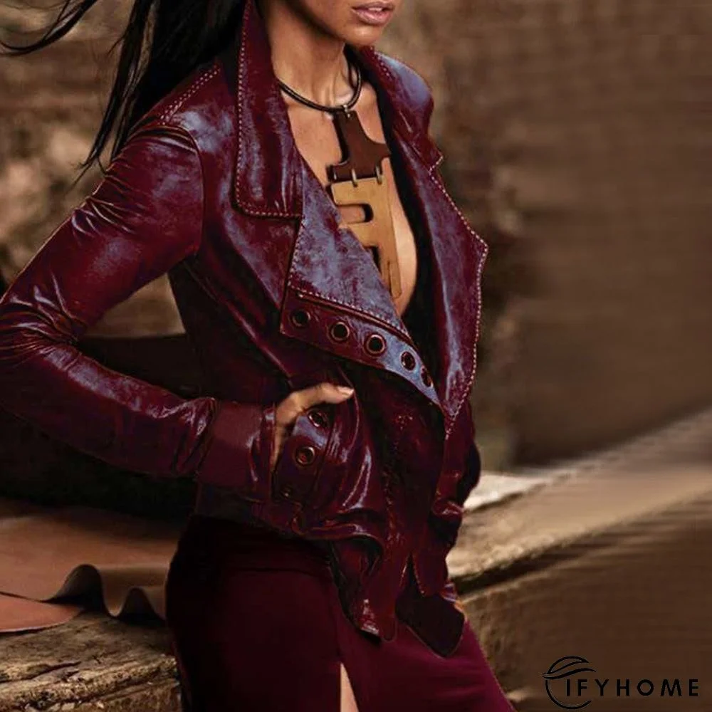 Women's Autumn and Winter Jacket Long Sleeve Short Splicing Jacket | IFYHOME