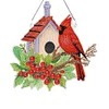 >SALE<Acrylic Single-Sided DIY Diamond Painting Hanging Pendant (Bird House Cardinal)