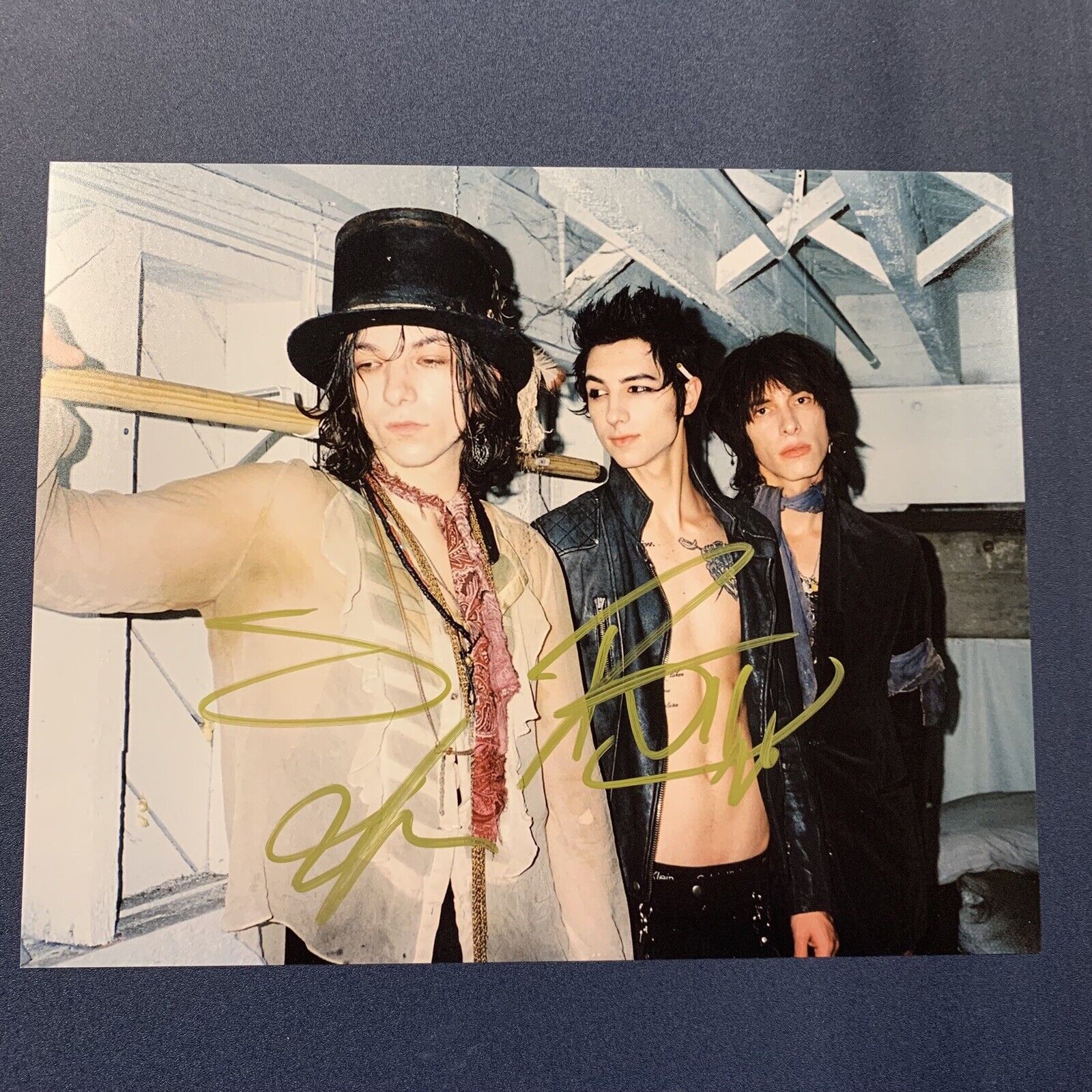 PALAYE ROYALE FULL BAND SIGNED 8X10 Photo Poster painting AUTOGRAPHED RARE REMINGTON LEITH COA