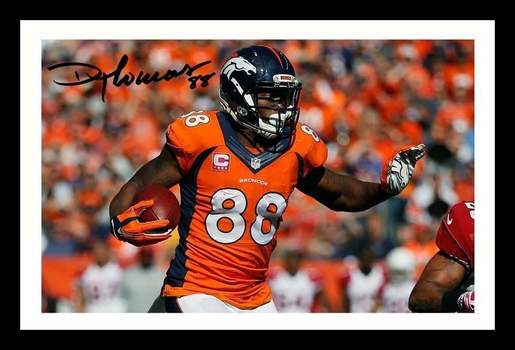 Demaryius Thomas - Denver Broncos Autograph Signed & Framed Photo Poster painting