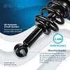 Detroit Axle - Struts Shocks for 2007-2013 GMC Chevy Silverado Sierra 1500 [Exc. Electronic Susp] 2 Front Struts with Coil Spring 2 Rear Shock Absorbers 2008 2009 2010 2011 2012 Replacement Suspension