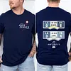 2025 Dodgers Back to Back Scoreboard Tee For Men