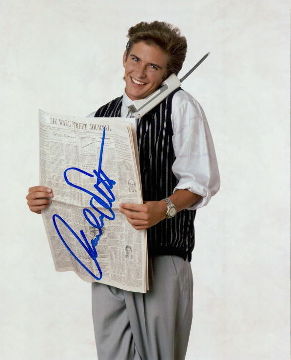 Charlie Schlatter ( Ferris Bueller) signed 8x10 Photo Poster painting