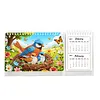 2027-2028 Two-Year Diamond Painting Calendar Kit, 13 Exquisite Multicolor Butterfly And Floral Illustrations, Large Size Desk Calendar, Mosaic Art Coil-Bound Desktop Planner
